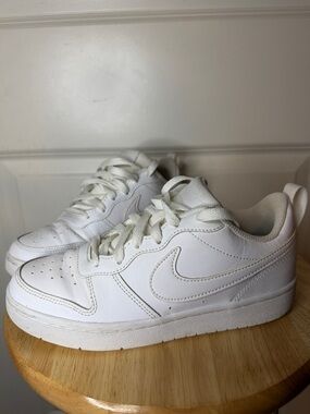 Nike Kids White Low-Top Swoosh Sneakers